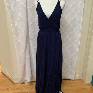 Lulu’s Navy Blue Maxi Dress